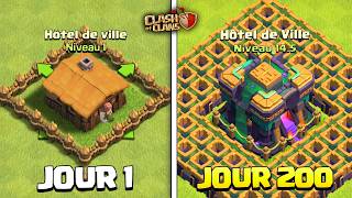 J'ai Joué 200 Jours à Clash of Clans avec le Pass Or !