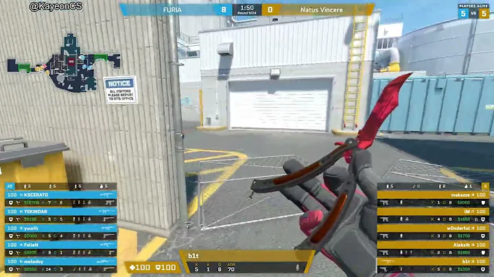 b1t Demo ( 9-13 ) Natus Vincere vs FURIA ( NUKE ) POV | StarLadder Budapest Major 2025