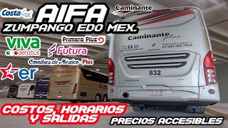 TODO lo QUE debes SABER cuando ABORDES AUTOBUS en EL AIFA ZUMPANGO EDO. MEX | BUSOLERO MX.
