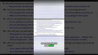 Biblical Divorce Law: Jesus, Moses, and Exceptions Explained #shorts