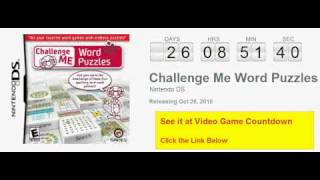 Challenge Me Word Puzzles DS Countdown