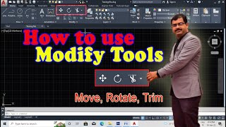 HOW TO USE MODIFY TOOLS IN AUTOCAD | Autocad @Cadbypatelsir