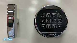 How to Operate the LaGard Basic Digital Electronic Lock and How to Change the Battery on the Safe