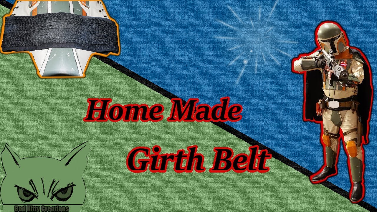 Quick and easy mandalorian girth belt/sash.