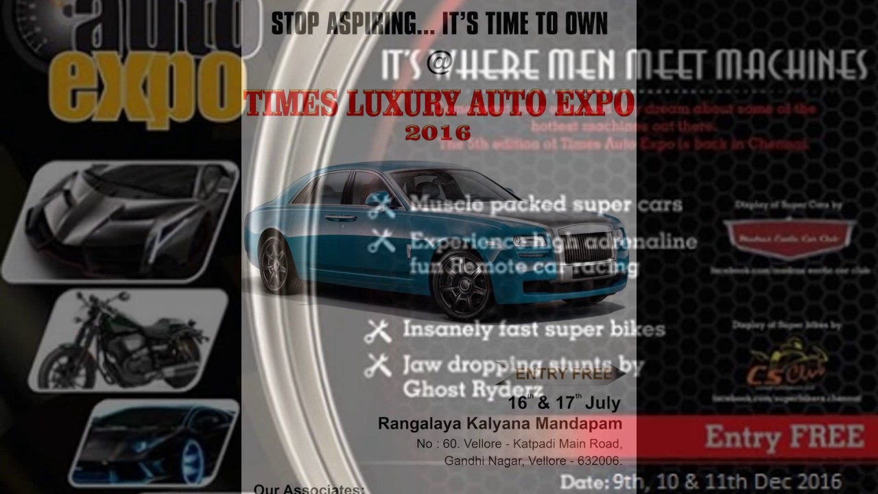 times auto expo chennai YouTube
