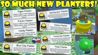 ALL THE NEW PLANTERS! (EXPLAINED) | Bee Swarm Simulator Leaks
