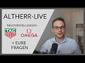 Altherr-Live: Neuvorstellungen + Community Fragen