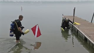 Divers FInd Old Boat Motor In West Lake Okoboji