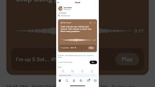 Having some fun on Twitter Spaces... 🪤