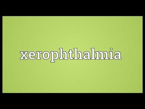 Xerophthalmia Meaning Youtube