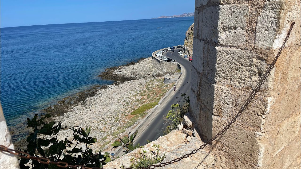 The Fortezza Fortress | Walking And Driving Tour | Rethymno | Crete Island | Greece