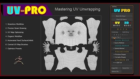 UV-Pro -  Master UV Unwrap in ZBrush - Teaser