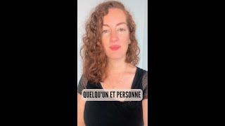 Quelqu’un et personne #frenchcourse #frenchlanguage #frenchlessons