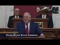 Gov. Patrick Morrisey delivers the 2026 West Virginia State of the State address.