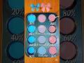 Color Palette | Baby Pink × Sky Blue Soft Blend Palette#colormixing #paletteart #colorpalette #fyp