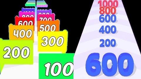 Lets Play New Satisfying Math Games - Number Merge Vs Number Run Merge