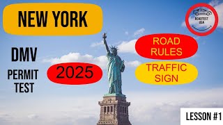New York DMV Permit Practice Test #1 | NY Permit Test 2025