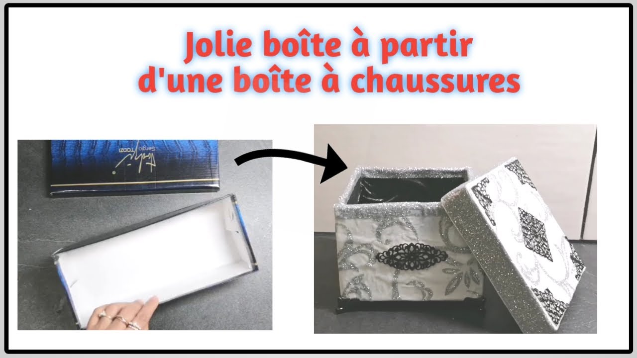 Transformer Boite A Chaussure En Rangement