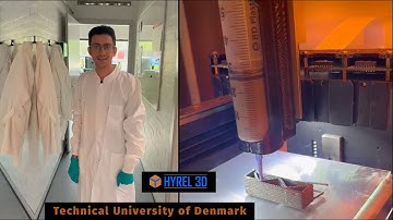 Technical University of Denmark printing on a Hyrel 3D Printer