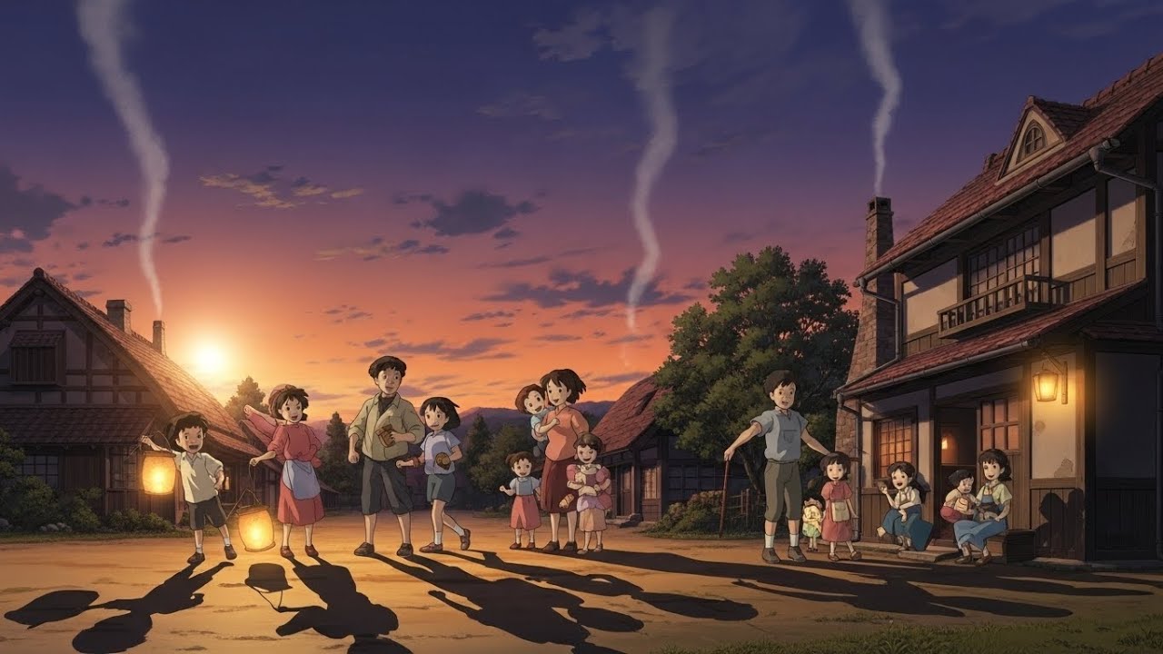 Life in the Village 🌾 | A Calm Cinematic Anime Day