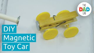 How To Make A Magnet Powered Vehicle | Simple Science Project