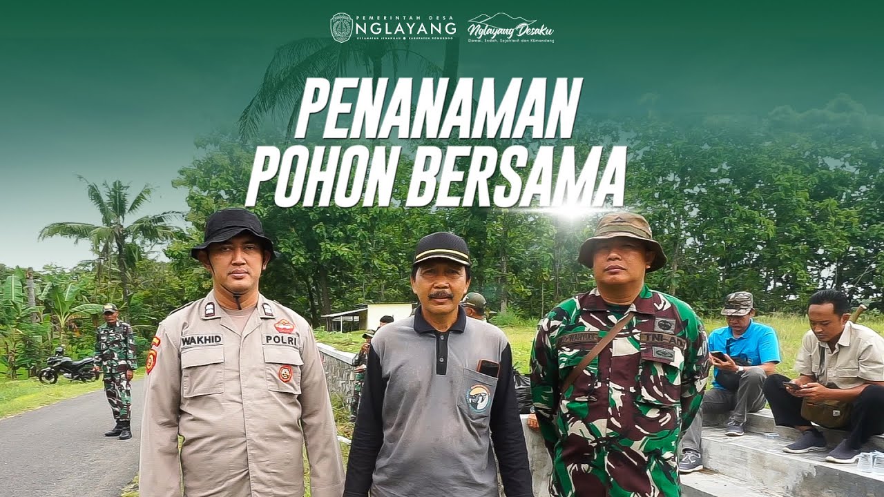 Penanaman Pohon dalam Rangka Penanggulangan Bencana Hidrometeorologi