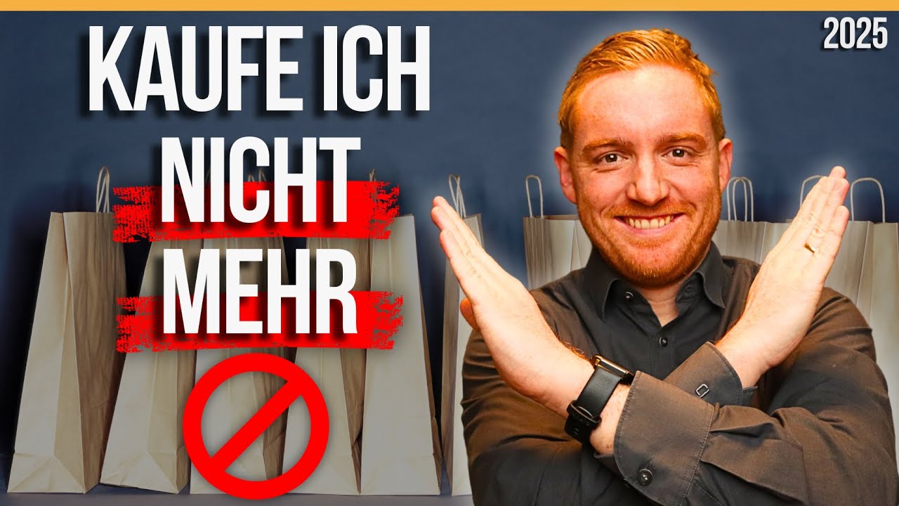 10 Dinge, die ich NICHT mehr kaufe (2025) – und viel Geld spare