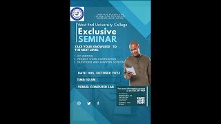 EXCLUSIVE SEMINAR: Take your Knowledge to the Next Knowledge