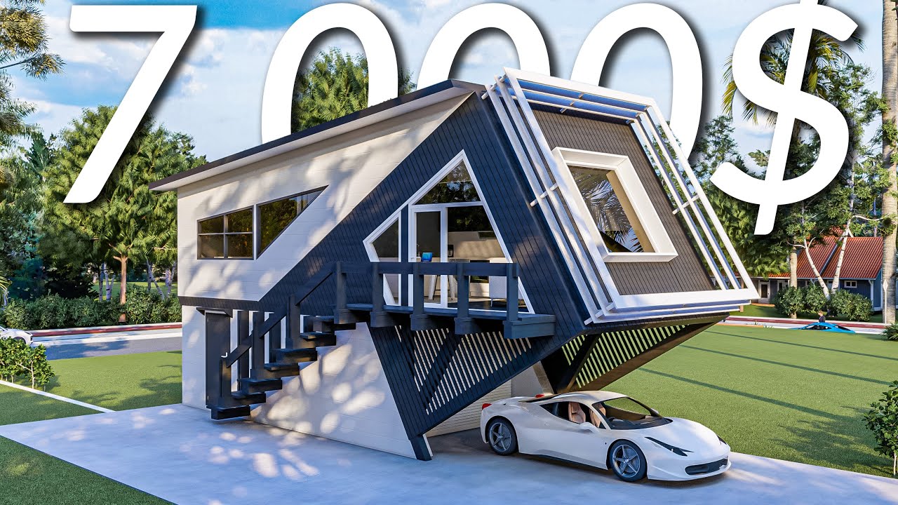 Tiny House With a Modern Design | Luxury Cabin House Tour - YouTube