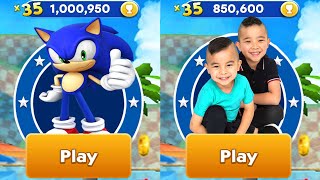 Sonic Dash vs CKN Toys Car Hero Run - All Characters Unlocked Android Gameplay screenshot 4
