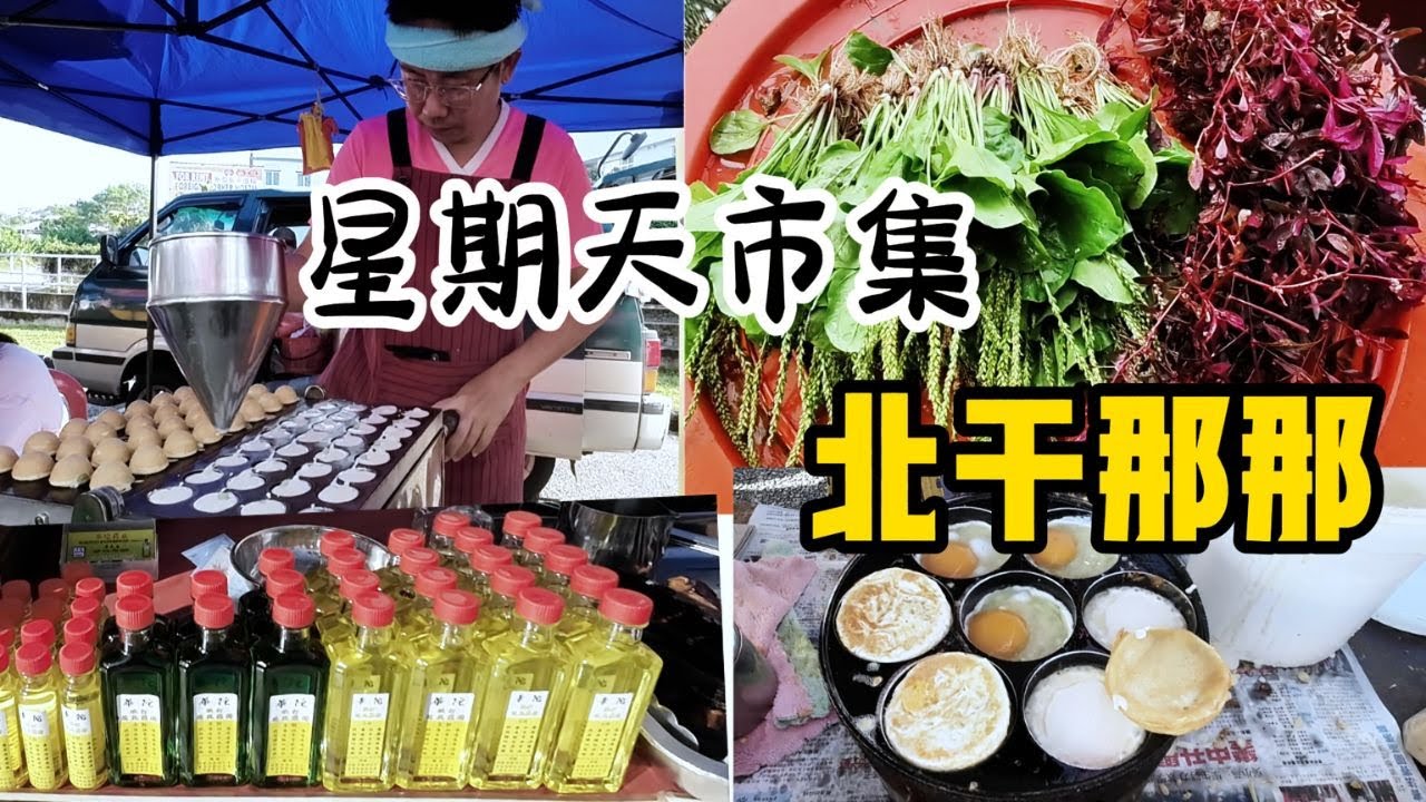 Pekan Nanas Weekend Market / #黄梨小镇 / #我是广西人 / #北干人北干事 / Pekan Nanas / #红田乌 / #马来西亚华人新村 / #唐人村 / #車前草