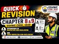 Quick Revision of Chapter 8 & 9 | OSHWC Code 2020 | MCL and SECL CBT Exam Special