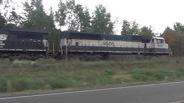 Chasing BNSF Executive Unit on NS 15M Train