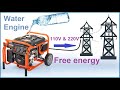 I turn a Gasoline Electric Generator into a Water Electric Generator 3500w