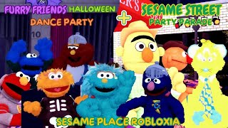 Furry Friends Halloween Dance Party + Sesame Street Party Parade | Sesame Place Robloxia
