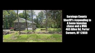 audio of police responding to home invasion in Saratoga County