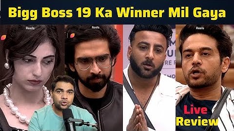 Bigg Boss 29 Day 82 Episode Review | Finally mil gaya BB19 ka Winner… House me lag gaya hungama