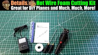 Details! Hot Wire Foam Cutting Tools Kit for DIY Foam Planes and Much, Much, More!