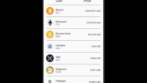 Flutter Crypto Tracker App