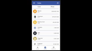 Flutter Crypto Tracker App