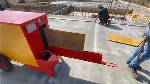 Paolina formwork oil release application machine   Schalungsplatten reiniger maschine