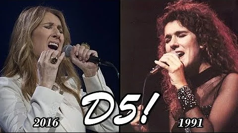 Céline Dion - SLAYING The Same HIGH NOTE (D5) Over 30 Years! (1987-2018)
