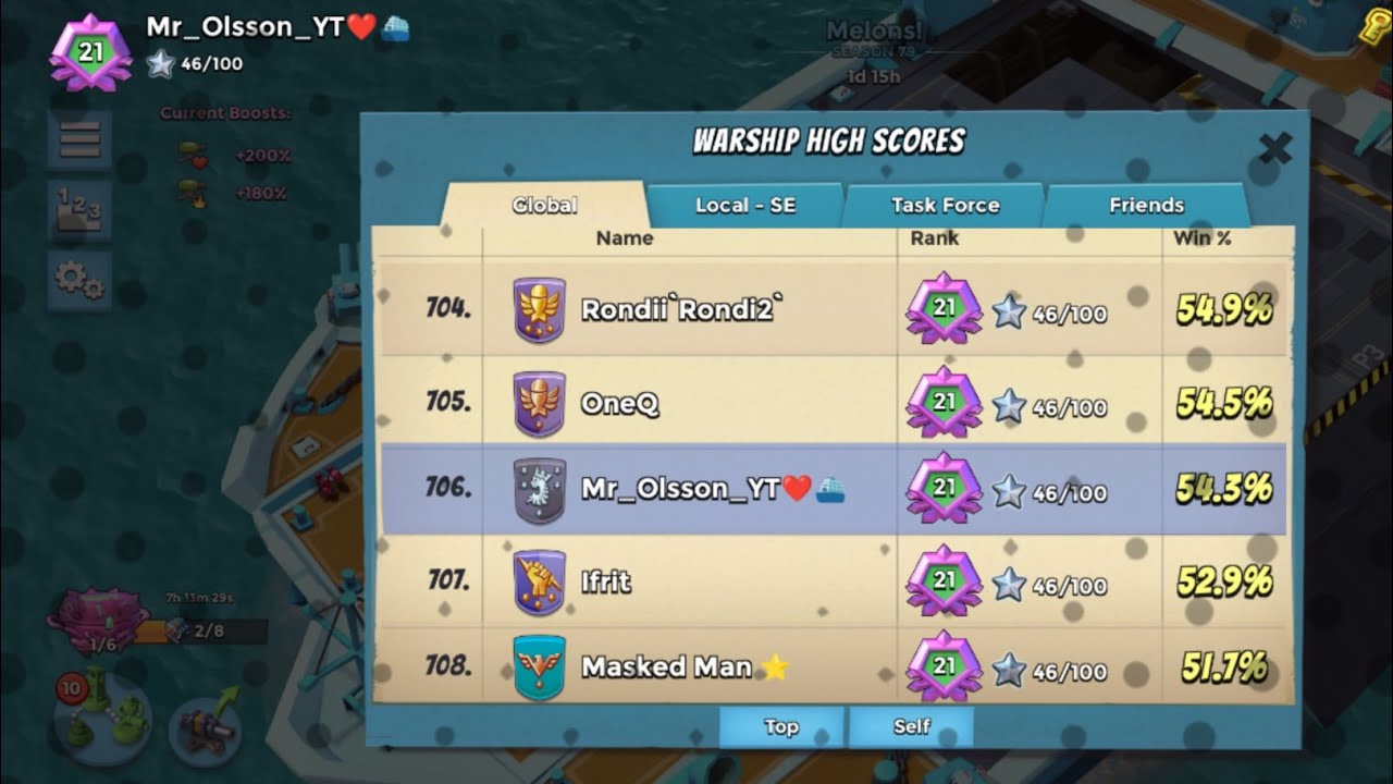 Tanks To Diamond  - Boom Beach Warships Season 79