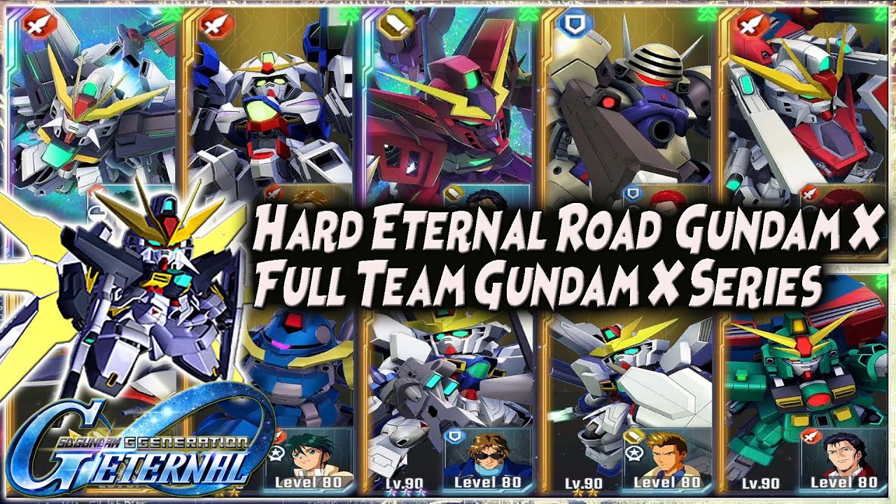 SKILL UR DOUBLE X & UR VIRSAGO! HARD E.R. GUNDAM X w/ GUNDAM X TEAM 🔥 SD GUNDAM G GENERATION ETERNAL