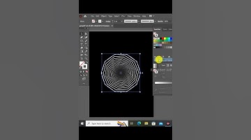 Distort and Transform Effect In Illustrator #illustrator #shorts