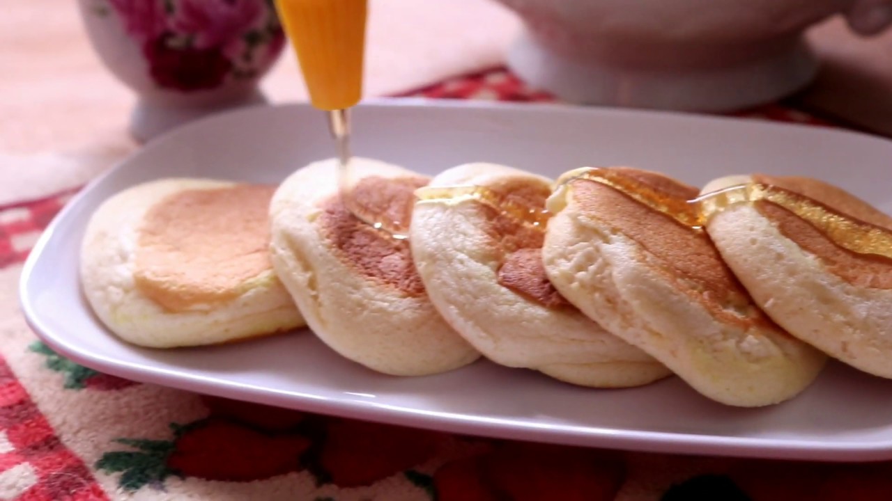 Japanese Fluffy Souffle Pancakes | Super Moist Light Pancakes 