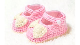 Easy Crochet baby booties, crochet slippers HOW TO CROCHET crochet for baby