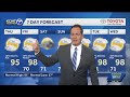 Threat of heavy rain decreases as area most favored for storms shifts into Northern New Mexico