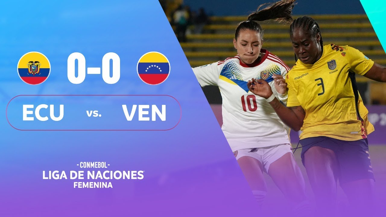 ECUADOR vs. VENEZUELA | HIGHLIGHTS | CONMEBOL LIGA DE NACIONES FEMENINA