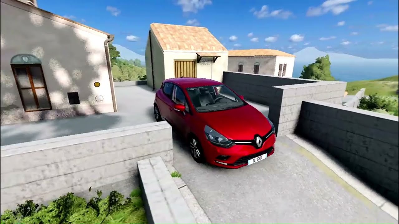 Beamng Drive - Renault Clio 4 cruising